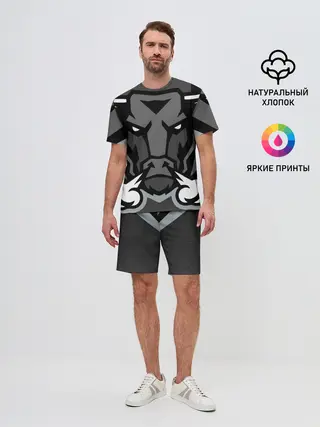 Мужской костюм с шортами / Зверь