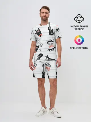 Мужской костюм с шортами / Ты рокер