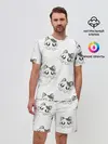 Мужской костюм с шортами / Котята