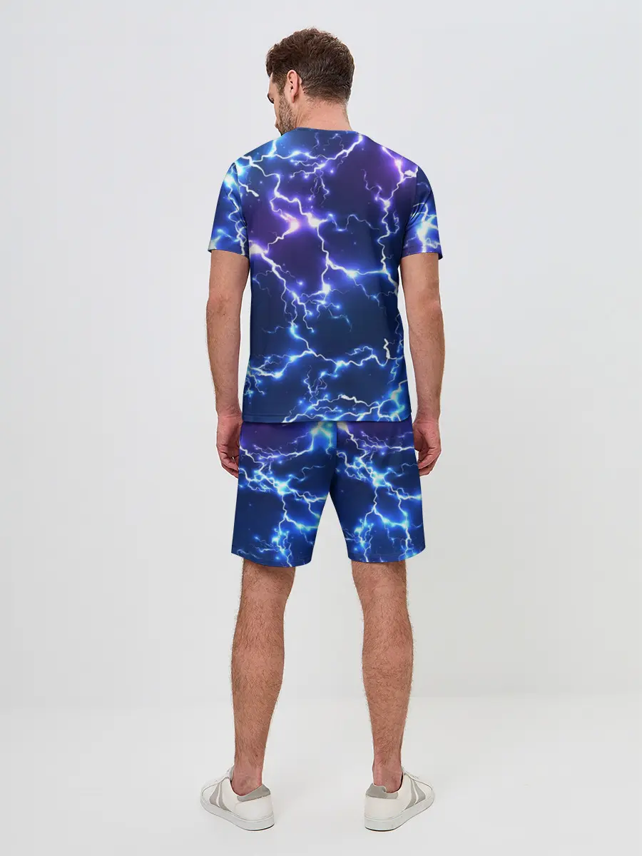 Мужской костюм с шортами / Фортнайт | Молнии
