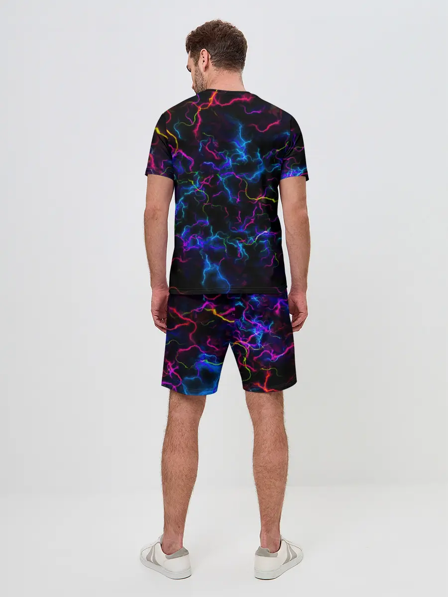 Мужской костюм с шортами / Фортнайт | Повелитель Молний