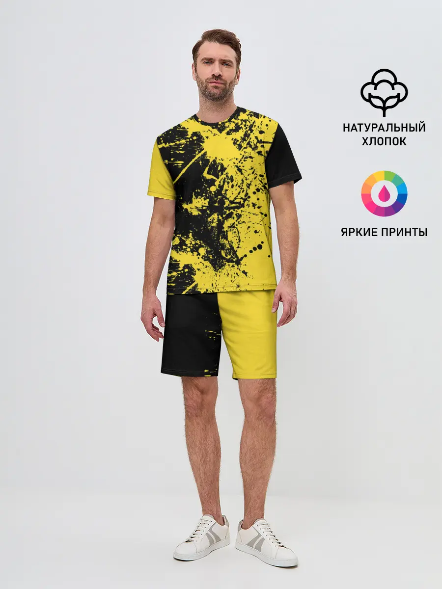 Мужской костюм с шортами / Ночное солнце