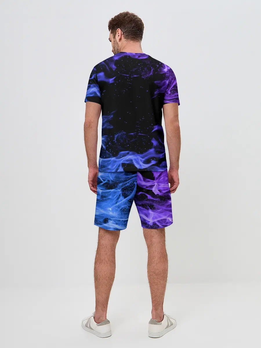 Мужской костюм с шортами / ОГОНЬ