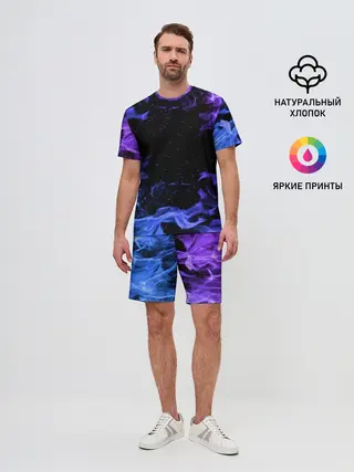 Мужской костюм с шортами / ОГОНЬ