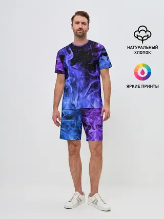 Мужской костюм с шортами / ОГОНЬ