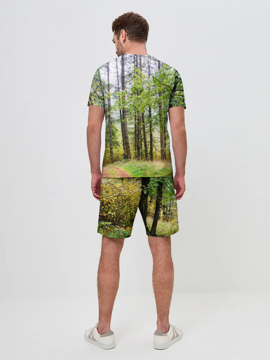 Мужской костюм с шортами / Лес мой храм