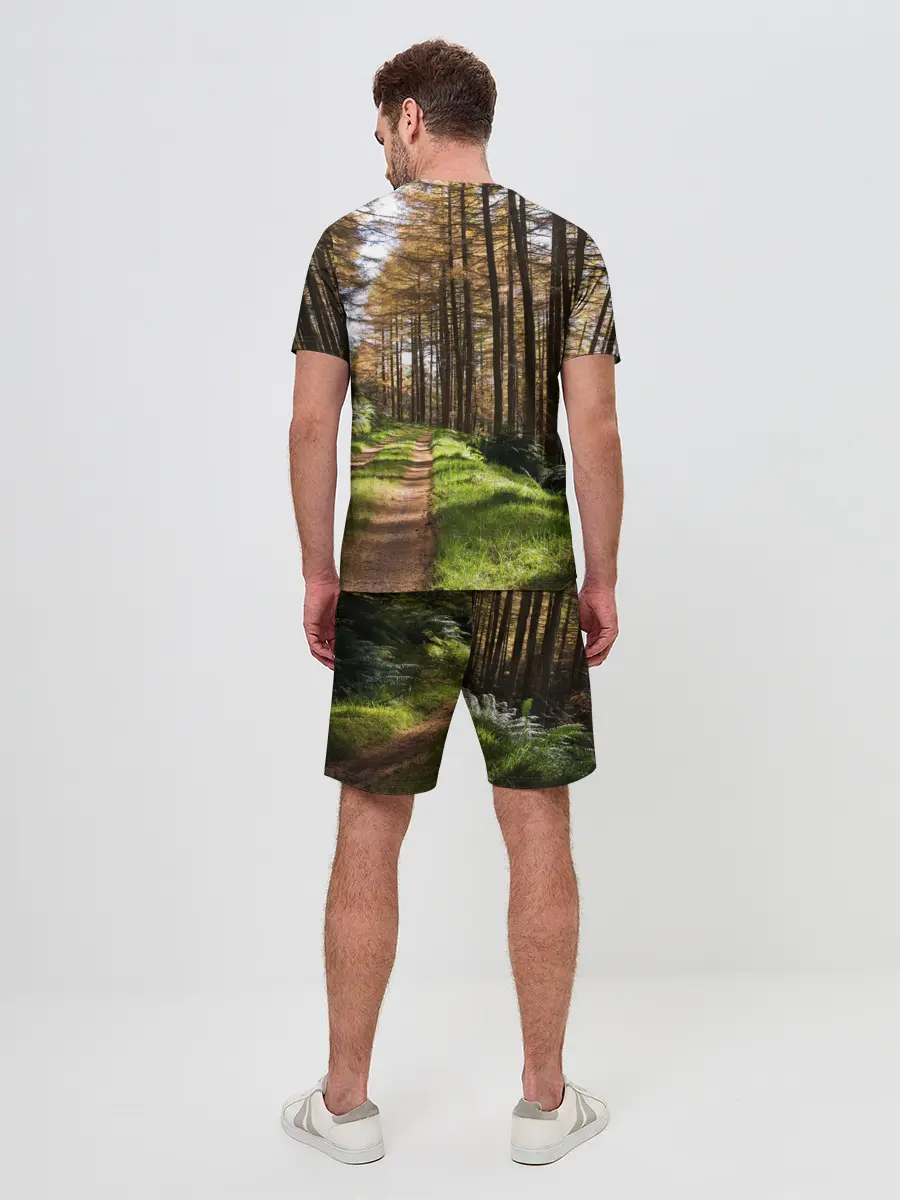 Мужской костюм с шортами / Лес мой храм