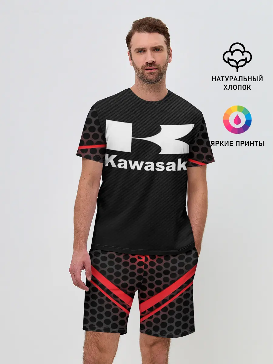 Мужской костюм с шортами / KAWASAKI | КАВАСАКИ