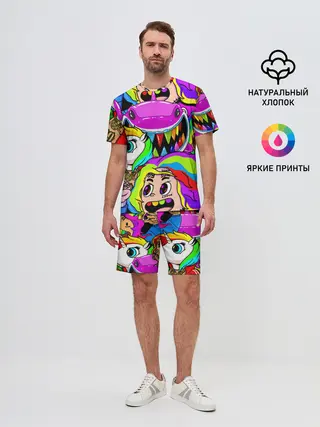 Мужской костюм с шортами / 6IX9INE