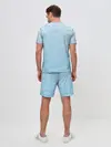 Мужской костюм с шортами / Очень светлые голубые облака