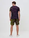 Мужской костюм с шортами / Цветные молнии Пикачу