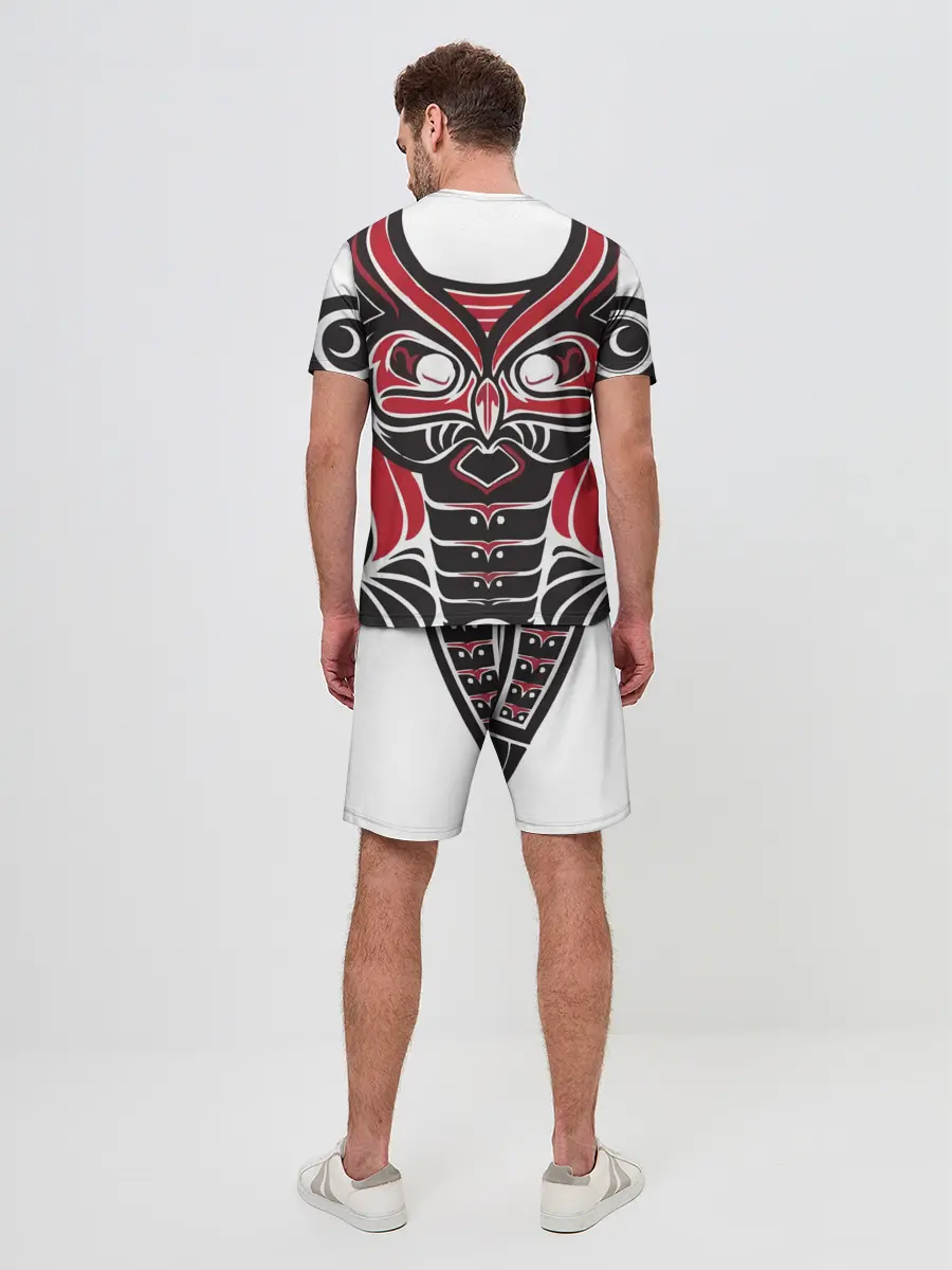 Мужской костюм с шортами / Птица