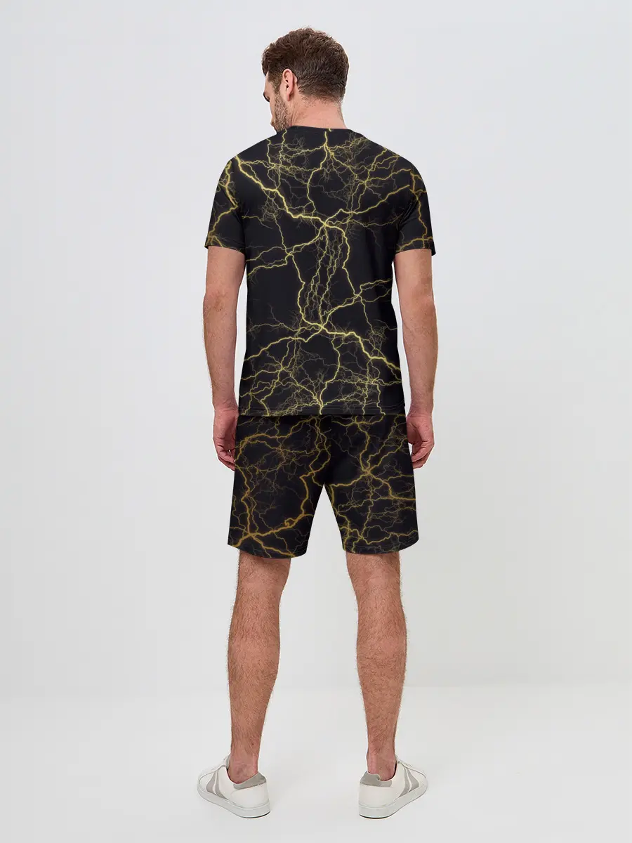 Мужской костюм с шортами / Meowcles Fortnite 2