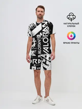 Мужской костюм с шортами / Valorant