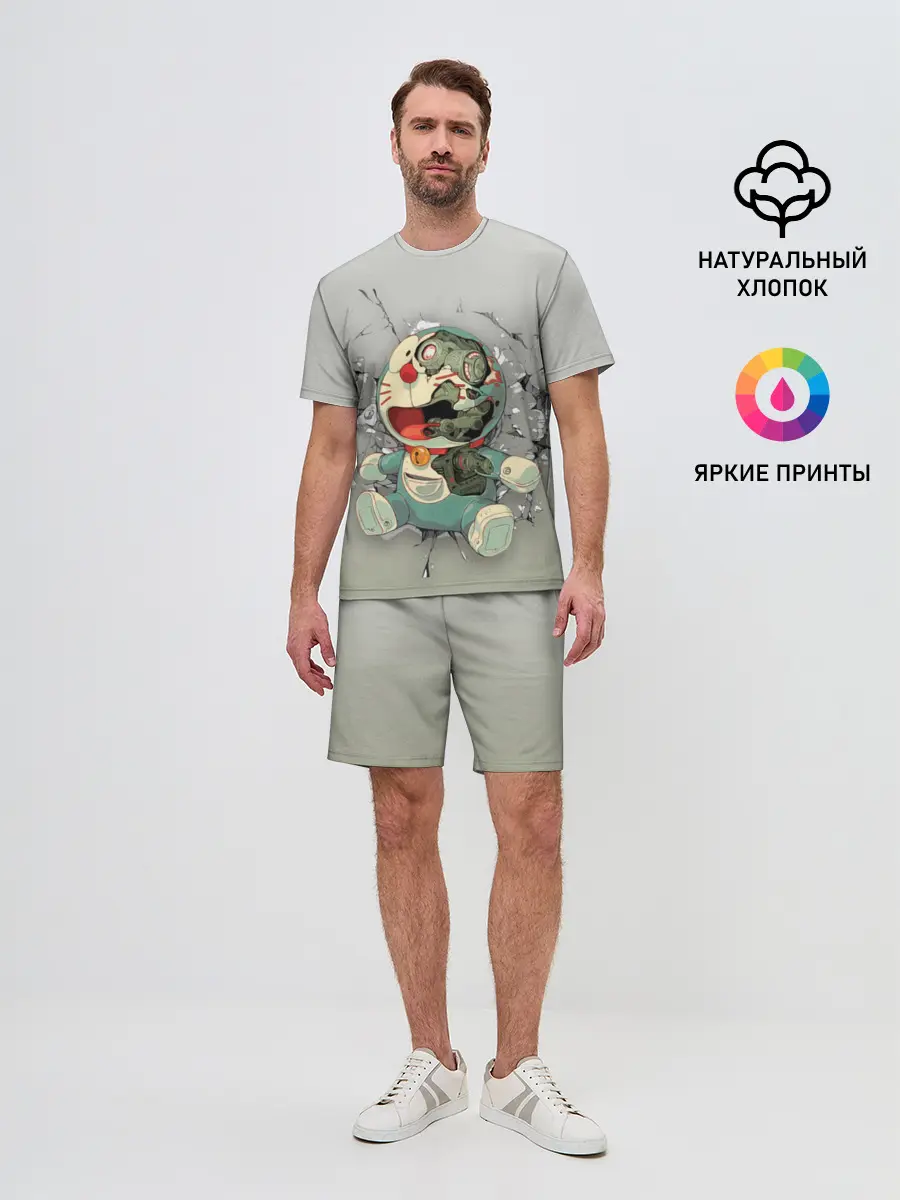 Мужской костюм с шортами / Doraeman