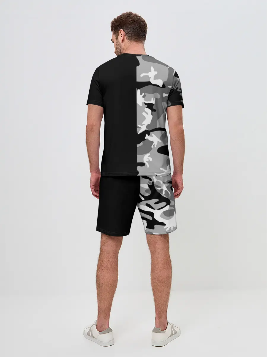 Мужской костюм с шортами / Россия камуфляж