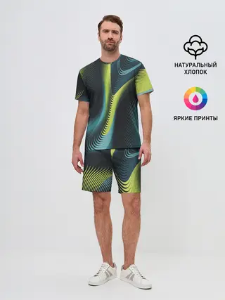 Мужской костюм с шортами / Wave