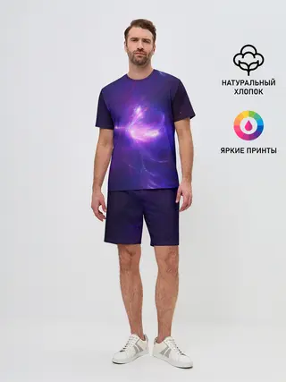 Мужской костюм с шортами / Абстракция