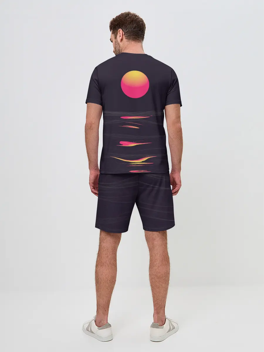 Мужской костюм с шортами / Абстракция