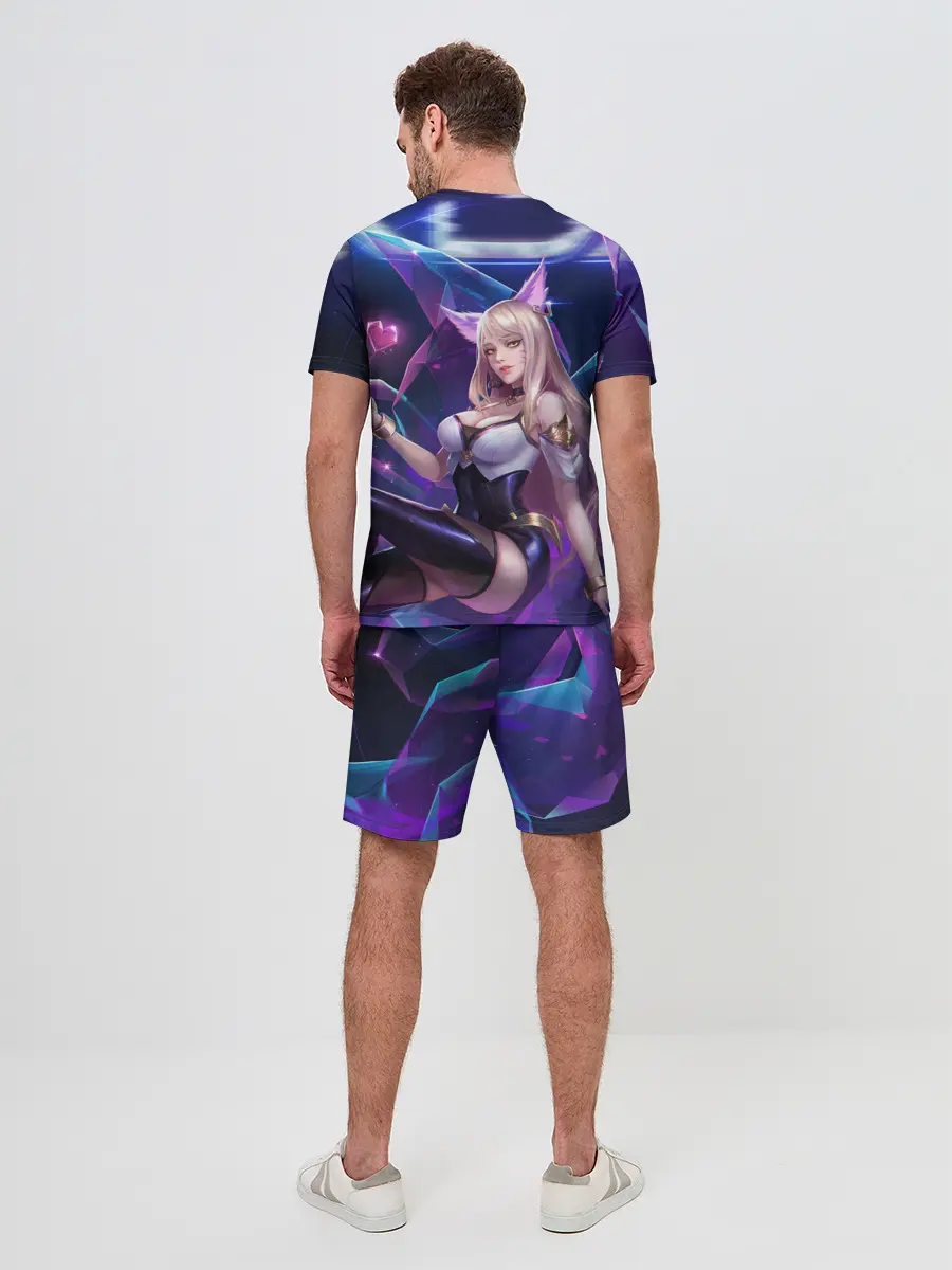 Мужской костюм с шортами / KDA League of legends
