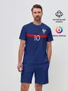 Мужской костюм с шортами / Mbappe home EURO 2020