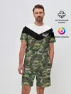 Мужской костюм с шортами / Россия камуфляж