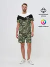 Мужской костюм с шортами / Россия камуфляж