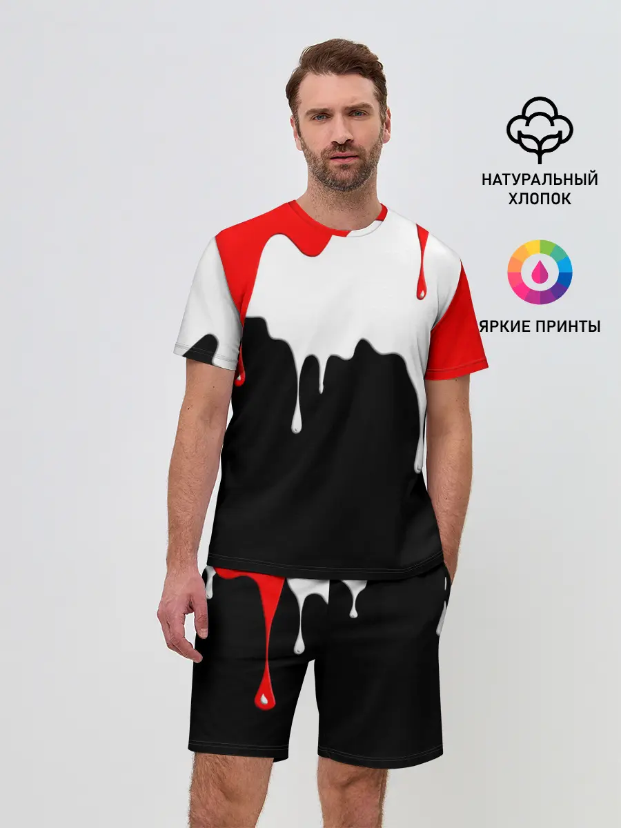 Мужской костюм с шортами / ПОДТЁКИ.