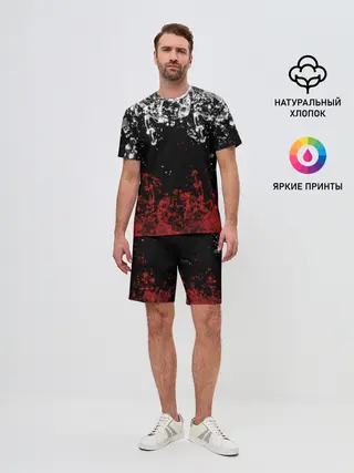 Мужской костюм с шортами / БРЫЗНИ ВОДЫ.