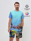 Мужской костюм с шортами / Подводный мир