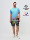 Мужской костюм с шортами / Подводный мир
