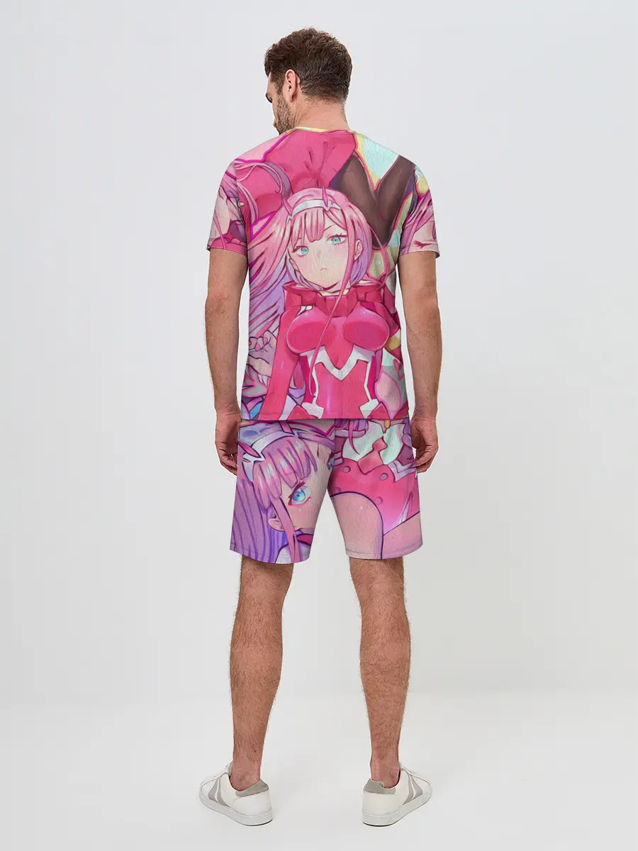 Мужской костюм с шортами / ноль два разная