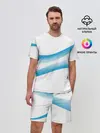 Мужской костюм с шортами / Волны