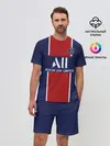 Мужской костюм с шортами / PSG home 20-21