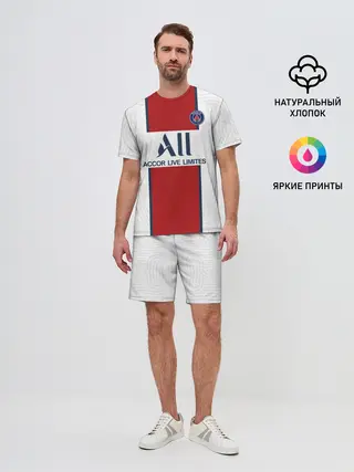 Мужской костюм с шортами / PSG away 20-21