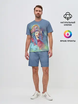 Мужской костюм с шортами / Клоун Багги