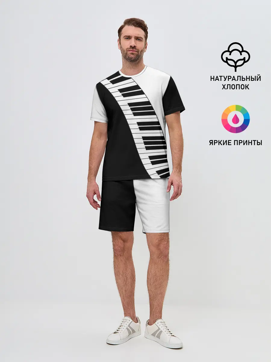 Мужской костюм с шортами / Piano | Пианино