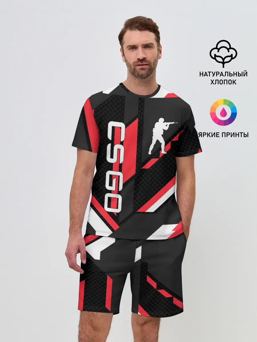 Мужской костюм с шортами / CS GO CYREX