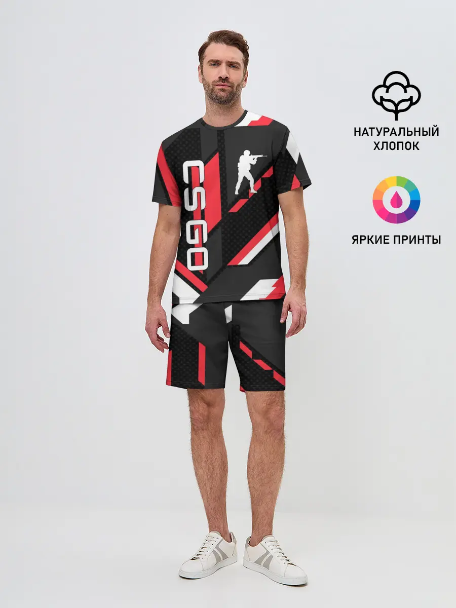 Мужской костюм с шортами / CS GO CYREX