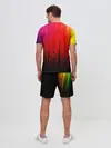 Мужской костюм с шортами / АБСТРАКТНЫЕ КРАСКИ