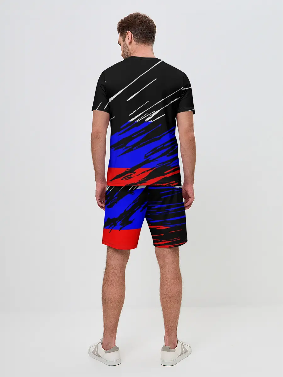 Мужской костюм с шортами / Русский Стиль