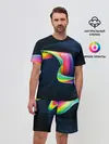 Мужской костюм с шортами / OPTICAL ABSTRACT