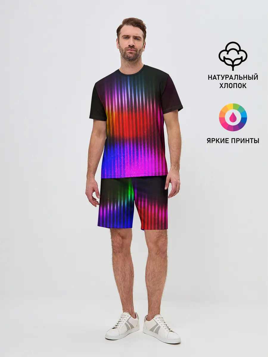 Мужской костюм с шортами / WAVES COLOR