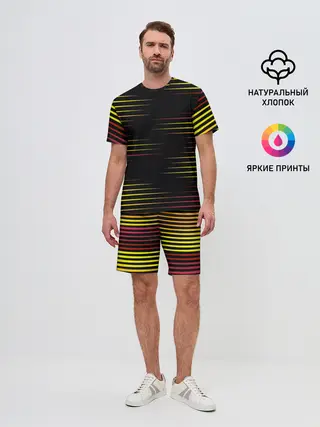 Мужской костюм с шортами / HORIZONTAL GEOMETRY