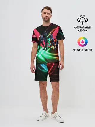 Мужской костюм с шортами / Valorant | Neon