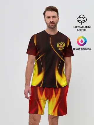 Мужской костюм с шортами / Russian style | Русский стиль