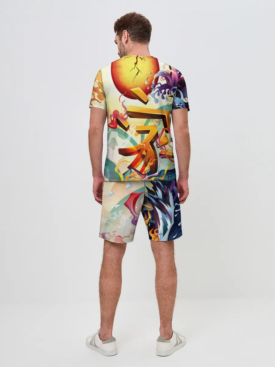 Мужской костюм с шортами / Dsquared tatoo