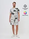 Мужской костюм с шортами / КОТЫ BLACK