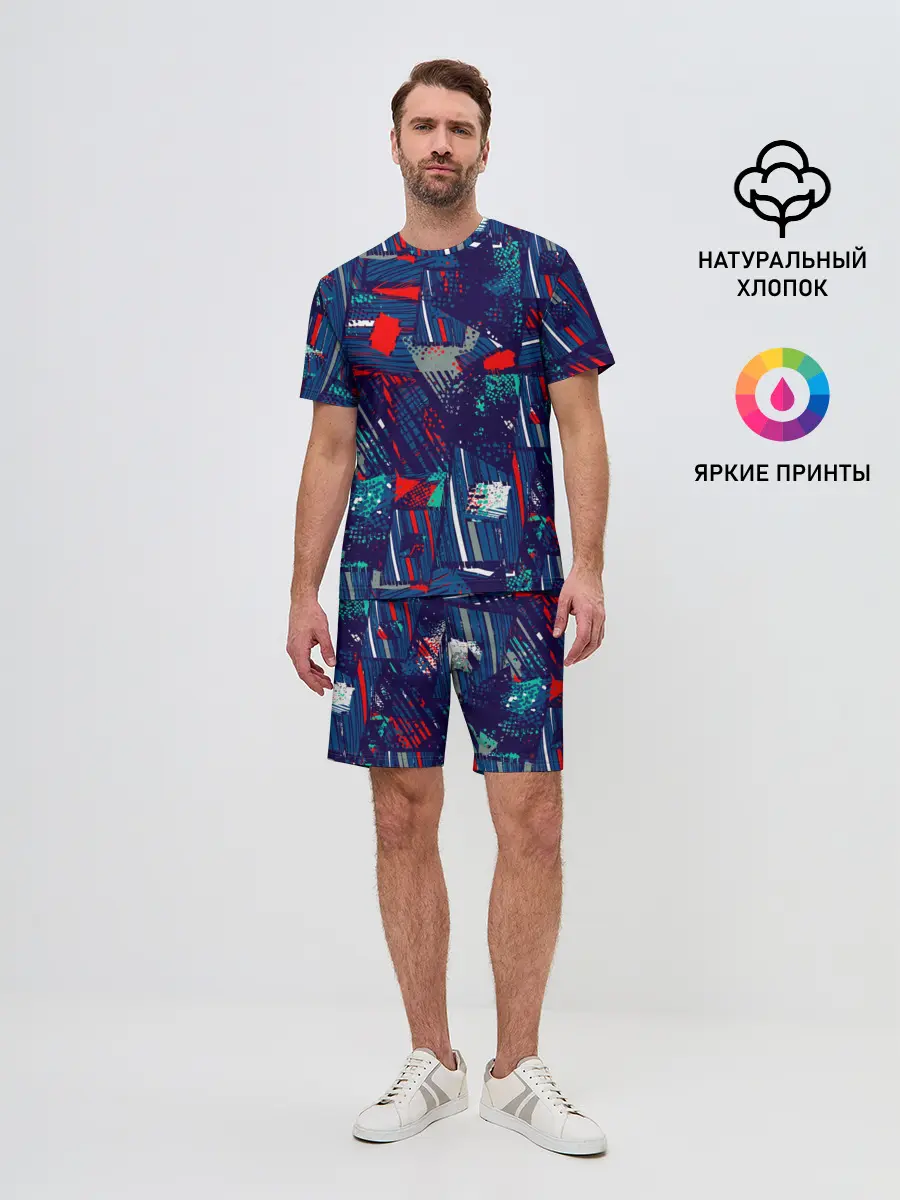 Мужской костюм с шортами / Спортивный стиль