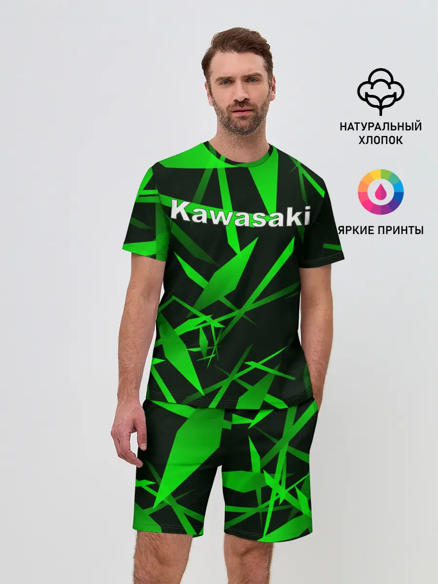 Мужской костюм с шортами / Kawasaki